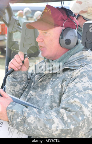 Soldiers and airmen participate in the Sergeants’ Major Matches on March 23 at the Camp Gruber Training Site near Muskogee. (U.S. Army photo by Sgt. 1st Class Darren D. Heusel, Joint Forces Headquarters Public Affairs) Sergeants u2019 Major Matches 103 by Oklahoma National Guard Stock Photo