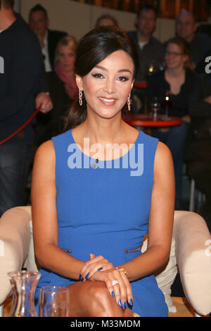 Verona Pooth, Talkshow 3nach9, Bremen, 31.01.2014 Stock Photo