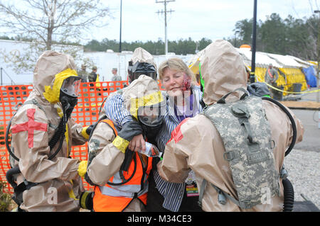 National guard help victim hi-res stock photography and images - Alamy