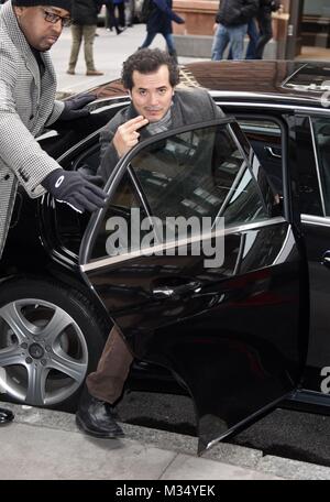 New York, NY, USA. 9th Feb, 2018. John Leguizamo, seen at BUILD Series to promote LATIN HISTORY FOR MORONS out and about for Celebrity Candids - FRI, New York, NY February 9, 2018. Credit: Derek Storm/Everett Collection/Alamy Live News Stock Photo