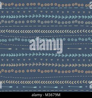 Tribal seamless   background . Vector . Stock Vector