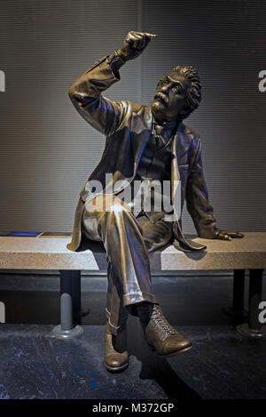 Statue of Elbert Einstein in the Griffith Observatory, Los Angeles Stock Photo