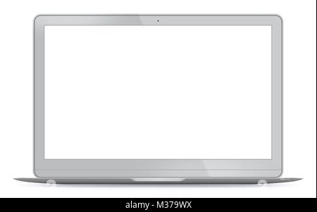 Laptop Vector Illustration. Stock Vector