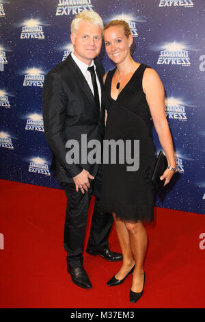 Guido Cantz mit Frau, 25 Jahre Starlight Express Gala, Starlight Express Theater, Bochum, 12.06.2013 Stock Photo
