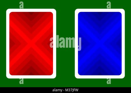 Playing Card Back Designs - diagonal lines pattern, vector set Stock ...