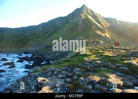 Giant’s Causeway near Bushmills, Co. Antrim, Northern Ireland, UK Stock Photo