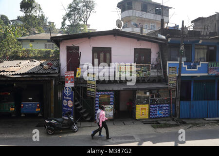 Hatton Central Province Sri Lanka Mahir Hotel and Fast Food Stock Photo