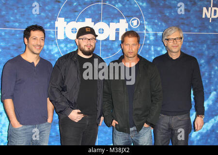 Fritz Wildfeuer, Christian Alvart, Til Schweiger, Fahri Yardim, Fotocall Tatort Hamburg, 25th Hour, 25.10.2012 Stock Photo