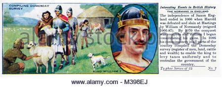 Interesting Events in British History - The Normans of England Stock Photo