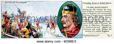Interesting Events in British History - The West Saxon Kingdom Stock Photo