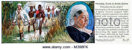 Interesting Events in British History - Exploration of Africa Stock Photo