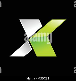 Modern Initial X Wordmark Vector Symbol Graphic Logo Design Stock Vector