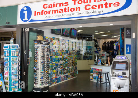 Cairns Tourist information centre in Cairns city centre,Queensland,Australia Stock Photo