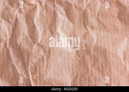 Crumpled paper background. close up of crumbled paper Stock Photo