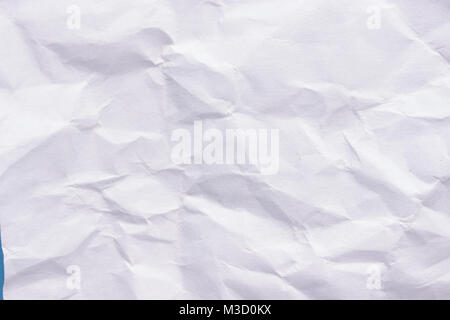Crumpled paper background. close up of crumbled paper Stock Photo