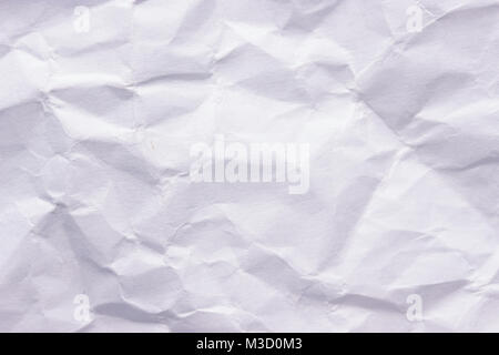 Crumpled paper background. close up of crumbled paper Stock Photo