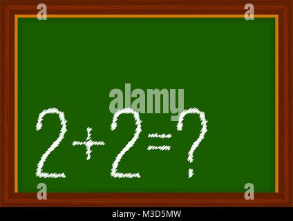 Icon cartoon poster school college university chalk board. Stock Vector