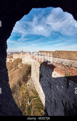 The Citadel of Besançon, a 17th-century fortress designed by Vauban for Louis XIV. UNESCO World Heritage Site. Besançon. Doubs. Bourgogne-Franche-Comt
