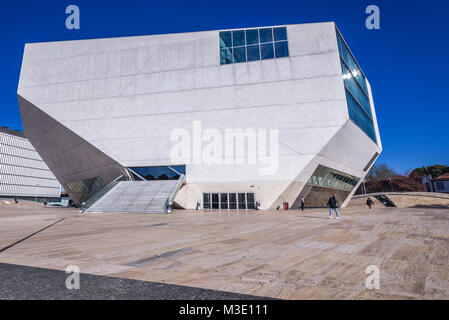 Casa da Musica (House of Music) concert hall in Porto, second largest city in Portugal on Iberian Peninsula Stock Photo