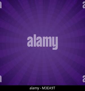 Purple grunge background texture. Sunburst, light rays effect. Explosion and radiate violet beams. Vector illustration Stock Vector