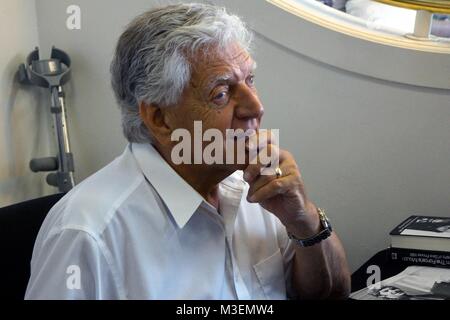 David Prowse, a British actor known for physically portraying Darth Vader in the original Star Wars trilogy, attends a comic-con in Hull. Stock Photo