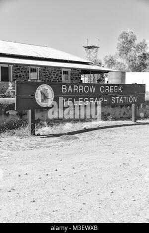 in  australia   the signal of the antique telegraph station Stock Photo