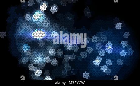 Abstract backdrop simulating a stained-glass window Stock Vector