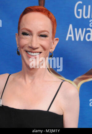 Beverly Hills, USA. 11th Feb, 2018. Comedian/actress Kathy Griffin attends the 2018 Writers Guild Awards L.A. Ceremony at The Beverly Hilton Hotel on February 11, 2018 in Beverly Hills, California. Photo by Barry King/Alamy Live News Stock Photo