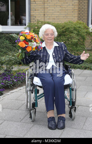 95. Geburtstag der Volksschauspielerin Heidi Kabel, Seniorenstift der Ernst-und-Claere-Jung-Stiftung Hamhurg, 27.08.2009, Heidi Kabel Stock Photo