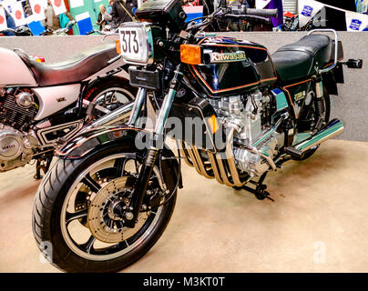 Motorbikes at the 38th Carol Nash Bristol classic bike show Kawasaki z1300 Stock Photo