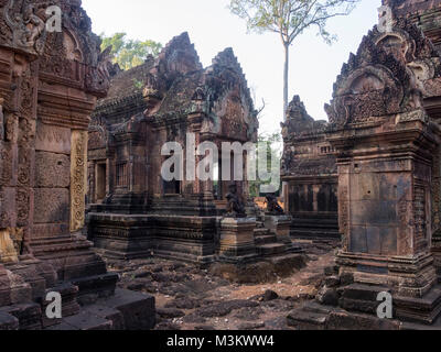 Banteay Srei Temple in Siem Reap Cambodia Stock Photo