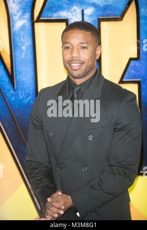 at the Black Panther European Premiere at the Eventim Apollo, Hammersmith, London Stock Photo