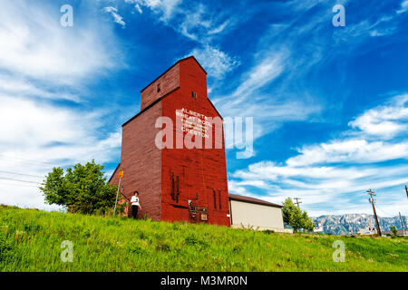 A rare sight in the Canadian Praries Stock Photo