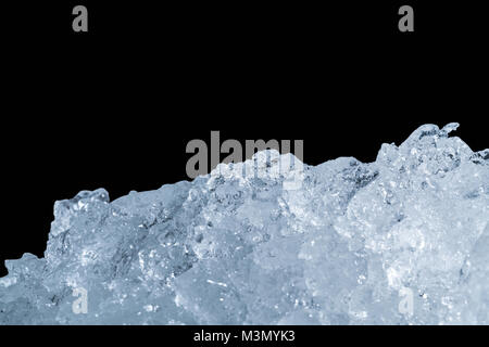 Heap of crushed ice on white background Stock Photo