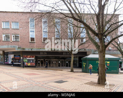 BHS Store in Coventry's Upper Precinct, closed in August 2016 due to the surge in online shopping. Stock Photo