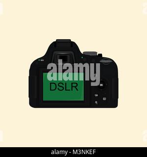 Mirror Hybrid Camera Stock Vector