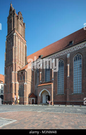 Holy Ghost or Holy Spirit, Heilig-Geist-Kirche or Spitalkirche, Landshut, Bavaria, Germany Stock Photo