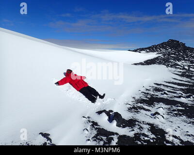 Camping, Dry Valleys, Antarctica Stock Photo