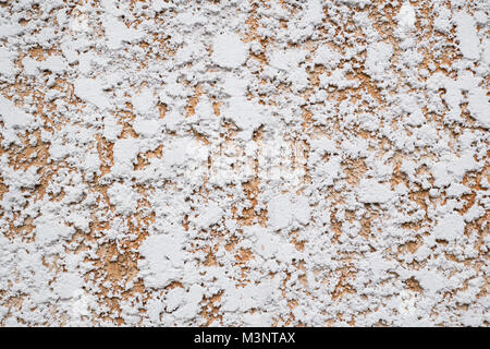 Rough white and yellow wall texture Stock Photo