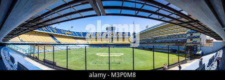 Detail from La bombonera stadium in Buenos Aires, Argentina. Stock Photo