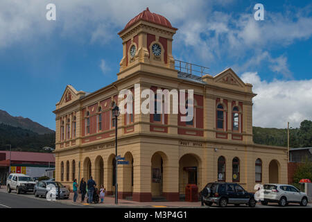 Post Office, Queenstown, Tasmania, Australia Stock Photo