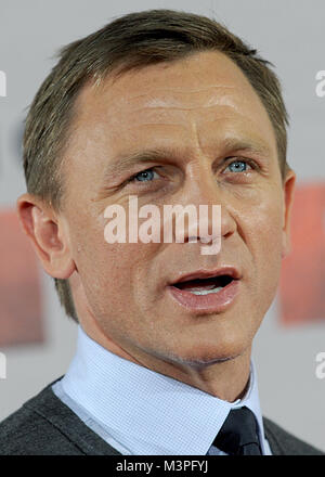 British actor Daniel Craig pictured promoting his new film ?Defiance