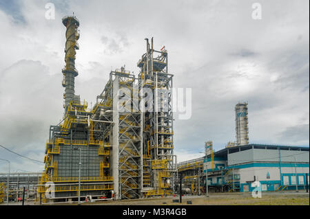 Gas-chemical complex on polypropylene production Stock Photo