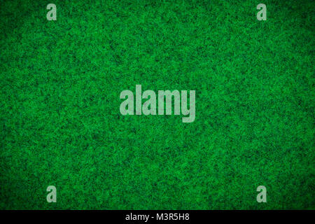 Green carpet or Green woolen fabric texture closeup and pattern background Stock Photo