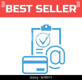 Marked Checklist Icon. Check Mark icon. Compliance Vector Sign Stock Vector