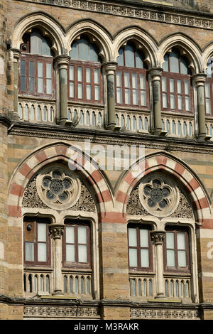 Architecture: Close up of Lancent Arched Windows with Glass Pane Stock Photo