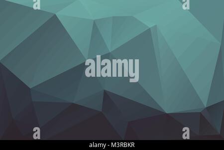 abstract modern low poly dark green background Stock Vector