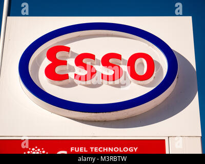 Esso Petrel Station, Tesco Express, Caversham, Reading, Berkshire, England.