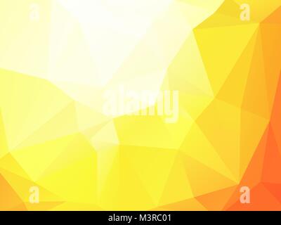 orange yellow triangular background Stock Vector