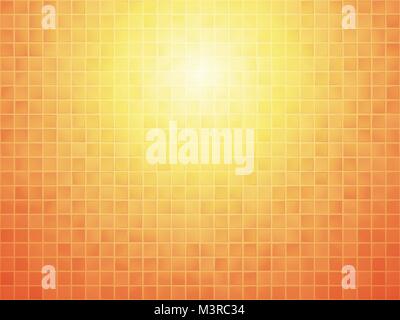 orange checkered tiled background Stock Vector